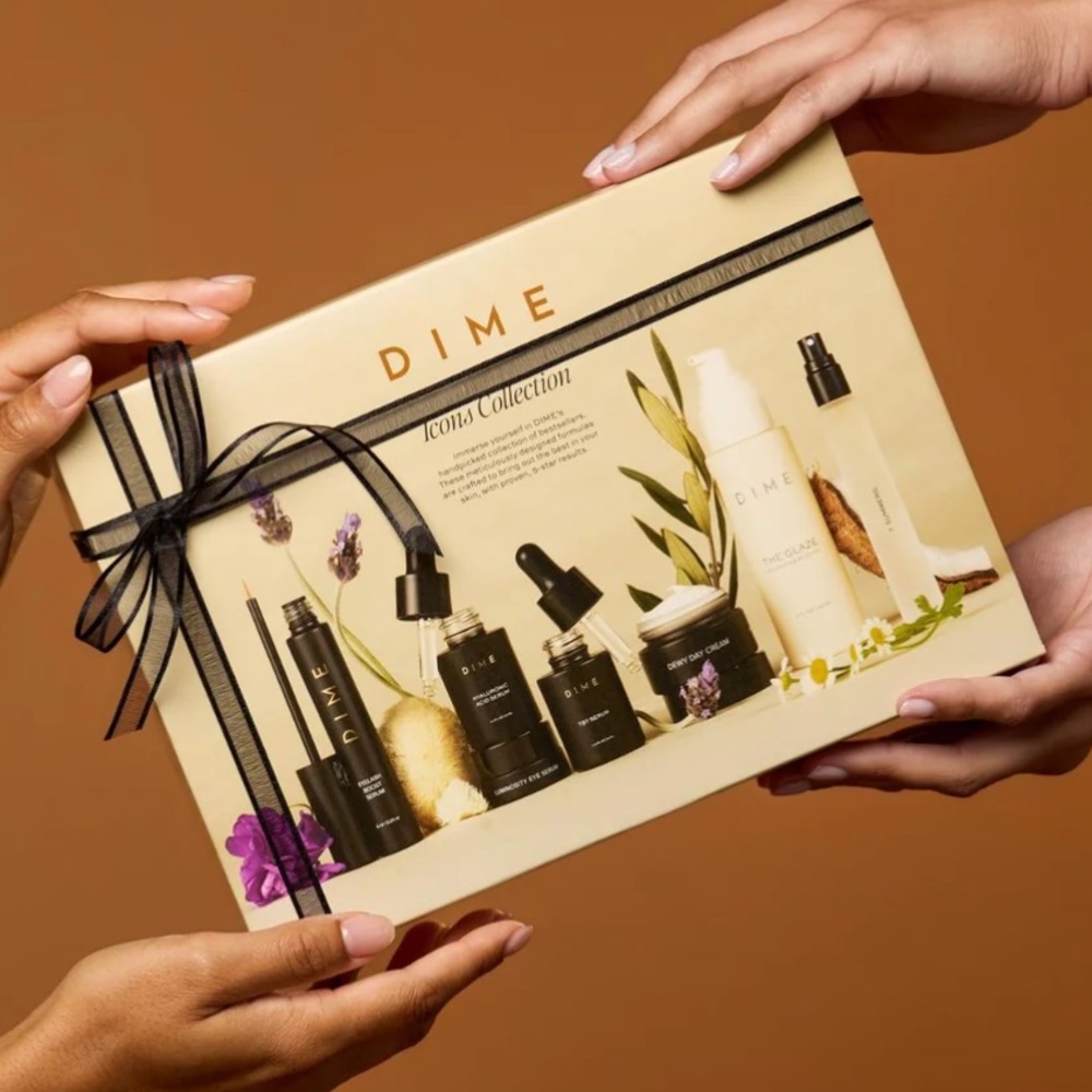 Nib new Dime beauty Icons Collection bestsellers gift Set - 7 piece $80